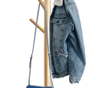 xxWooden Tree Coat Rack Stand,Sturdy Freestanding Coat Rack with 8 Hooks,3justable Height for Childult,Wood Coat Stand Tree Fits Entryway Bedroom Office for Bags,Hats