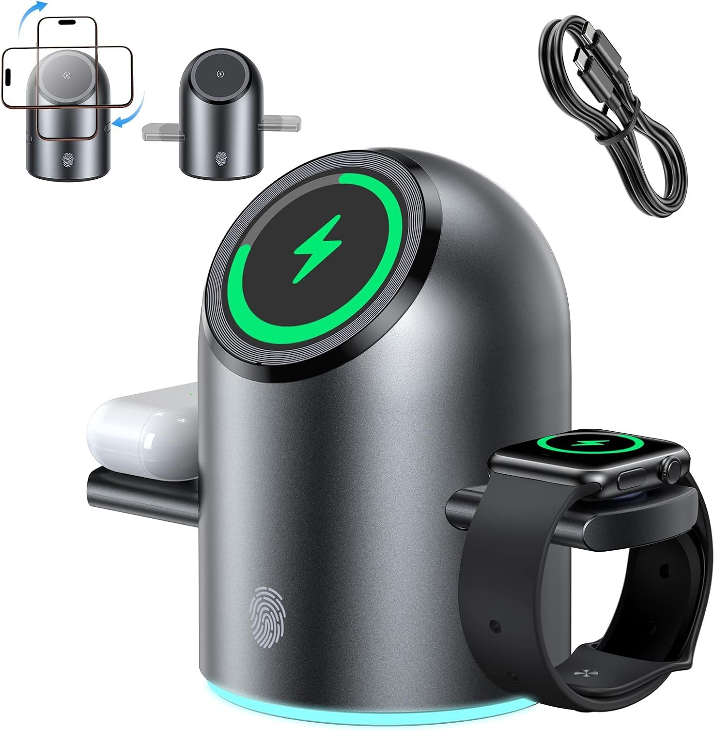 3 in 1 Wireless Charging Station 1 3 in 1 Wireless Charging Station