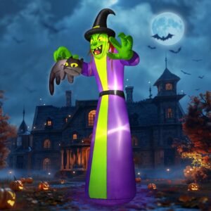 Zukakii Giant Halloween Witch Inflatables