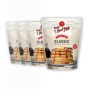 reg Clip Qpon + Red Mill Gluten Free Pancake & Waffle Mix, 24oz (4 Pack