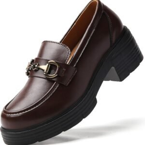 Loafers for Women Chunky Platform Lug Sole