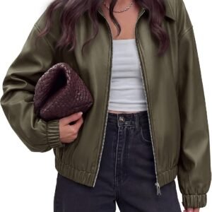 Fall Faux Leather JacketON SALE + Use