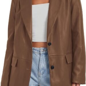 Faux Leather Jacket