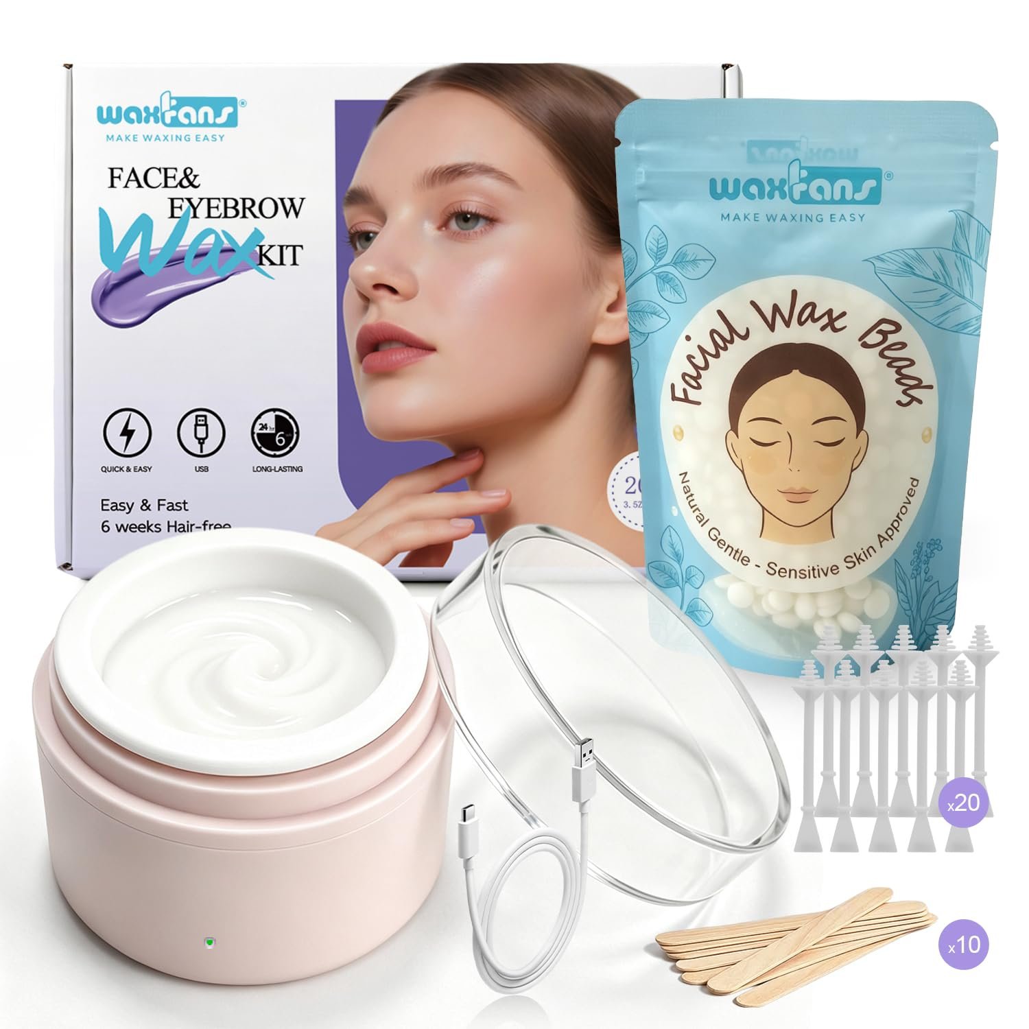 Face Waxing Kit 1 Face Waxing Kit