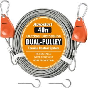 Aurosturt Retractable Clotheslines