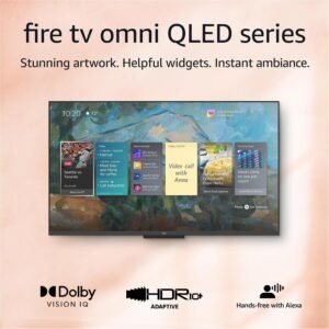 Amazon Fire TV 50″ Omni QLED Series 4K UHD smart TVPrice drop.