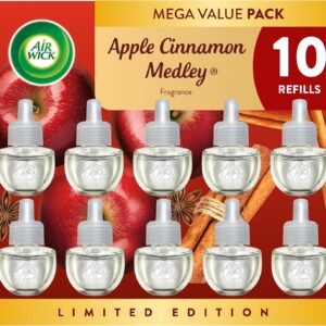 xxAir Wick Plug-In Refills, Apple Cinnamon Medley, Essential Oils,10 count