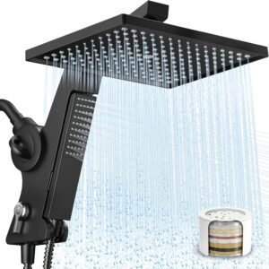 for Filtered 12″ Rainfall Shower He with Handheld Combo