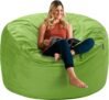 Lux velvet bean bag chair