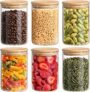 AISHINE Glass Jars (6-Pack)